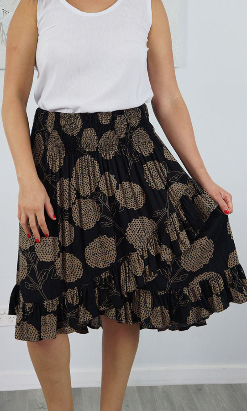 Rayon Skirt Ibiza Marigold, More Colours