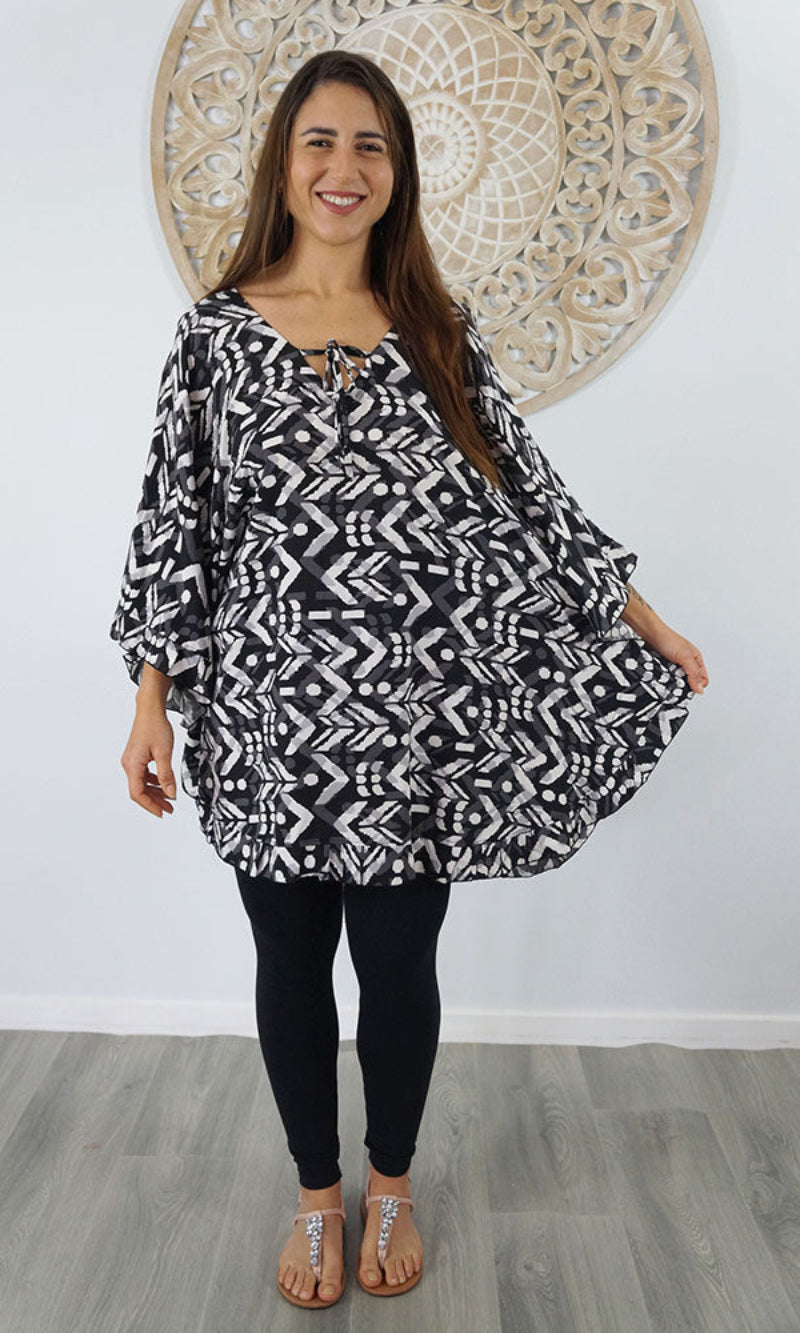 Rayon Top Jasmine Chevron, More Colours