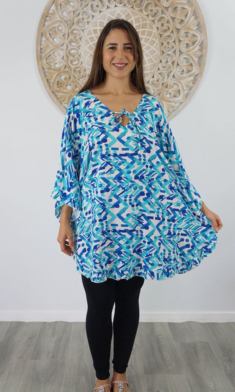 Rayon Top Jasmine Chevron, More Colours