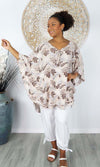Rayon Top Jasmine Tropical Leaves, More Colours