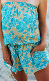 Rayon Jumpsuit Short Spotflower, More Colours