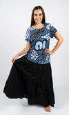 Aboriginal Art Fashion Top Koorrookee 'Grandmother'