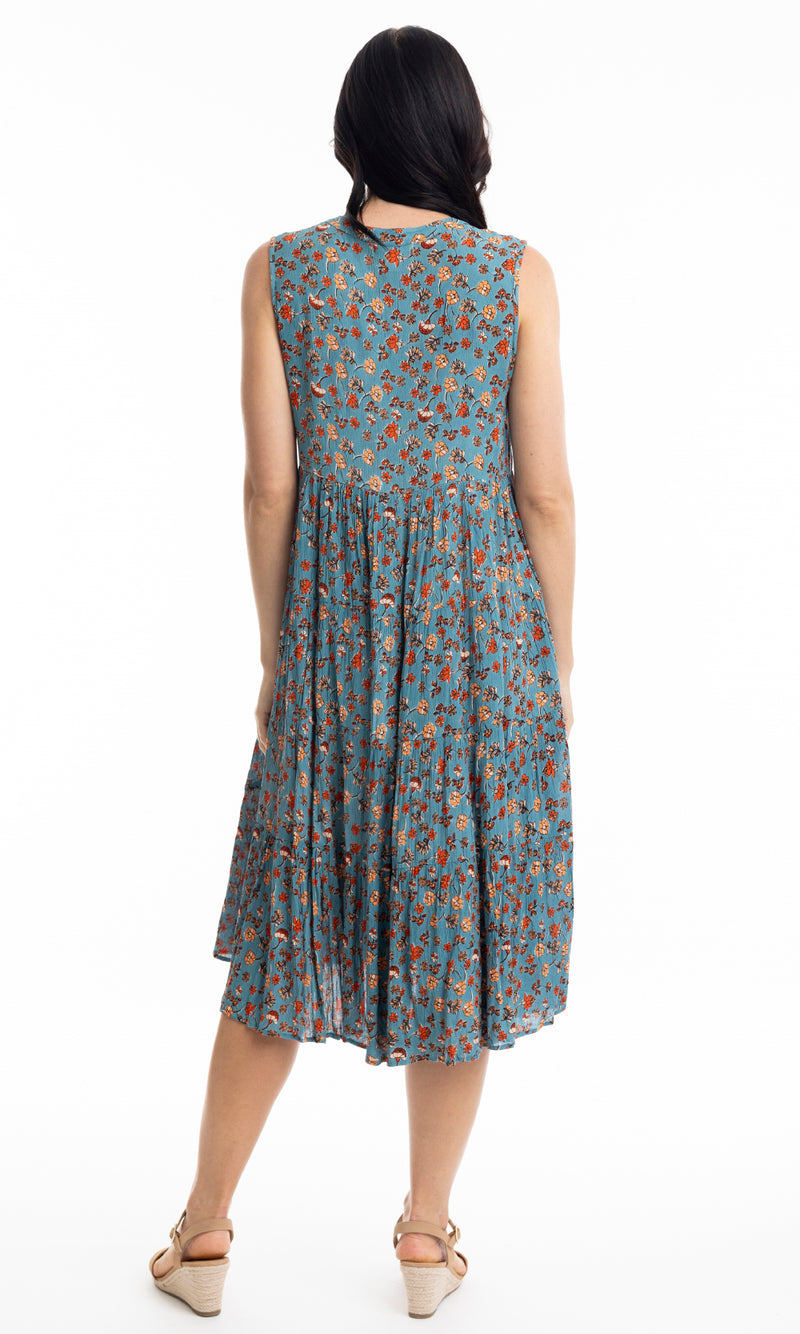 Rayon Sleeveless Dress Kauai