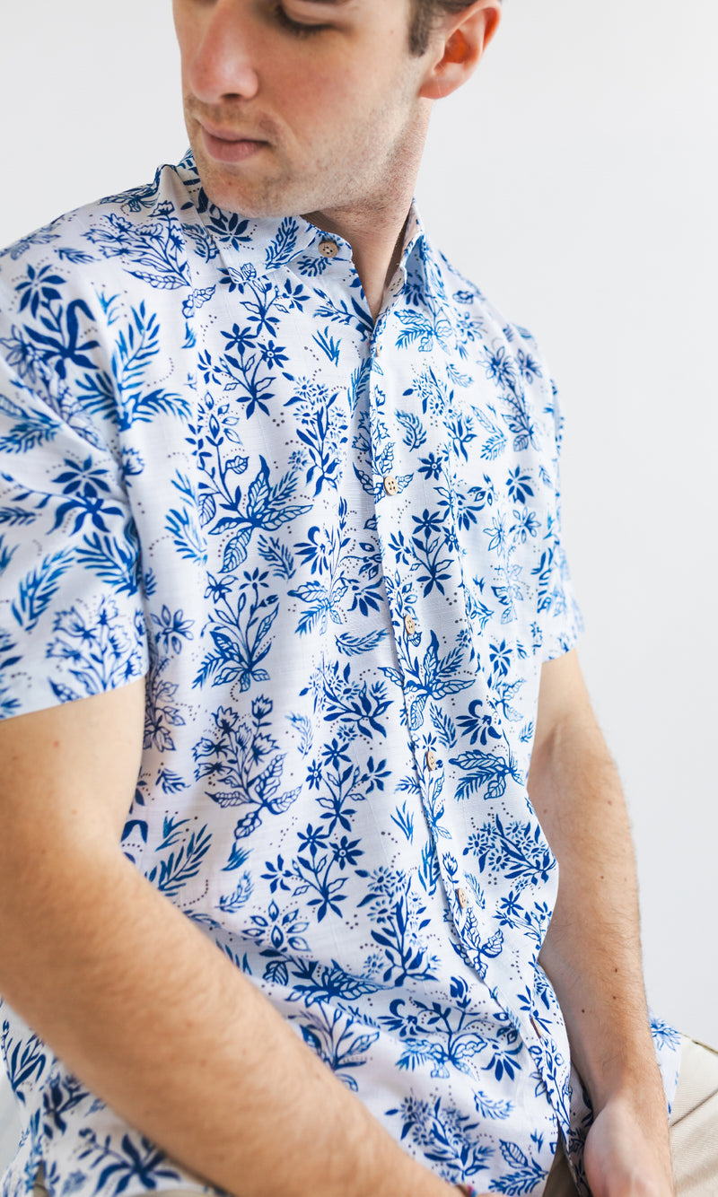 Bamboo Men's Shirt Botanica