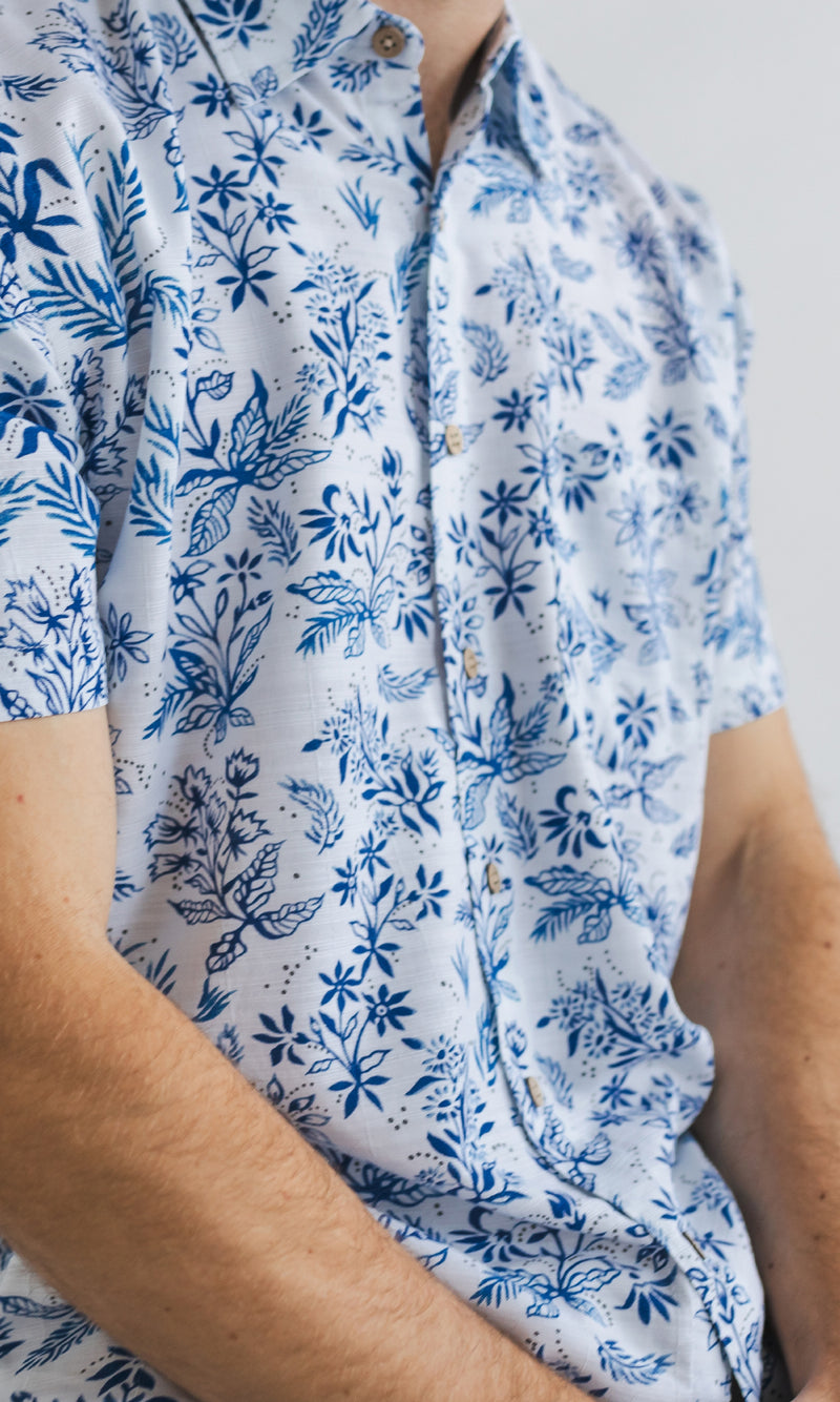 Bamboo Men's Shirt Botanica