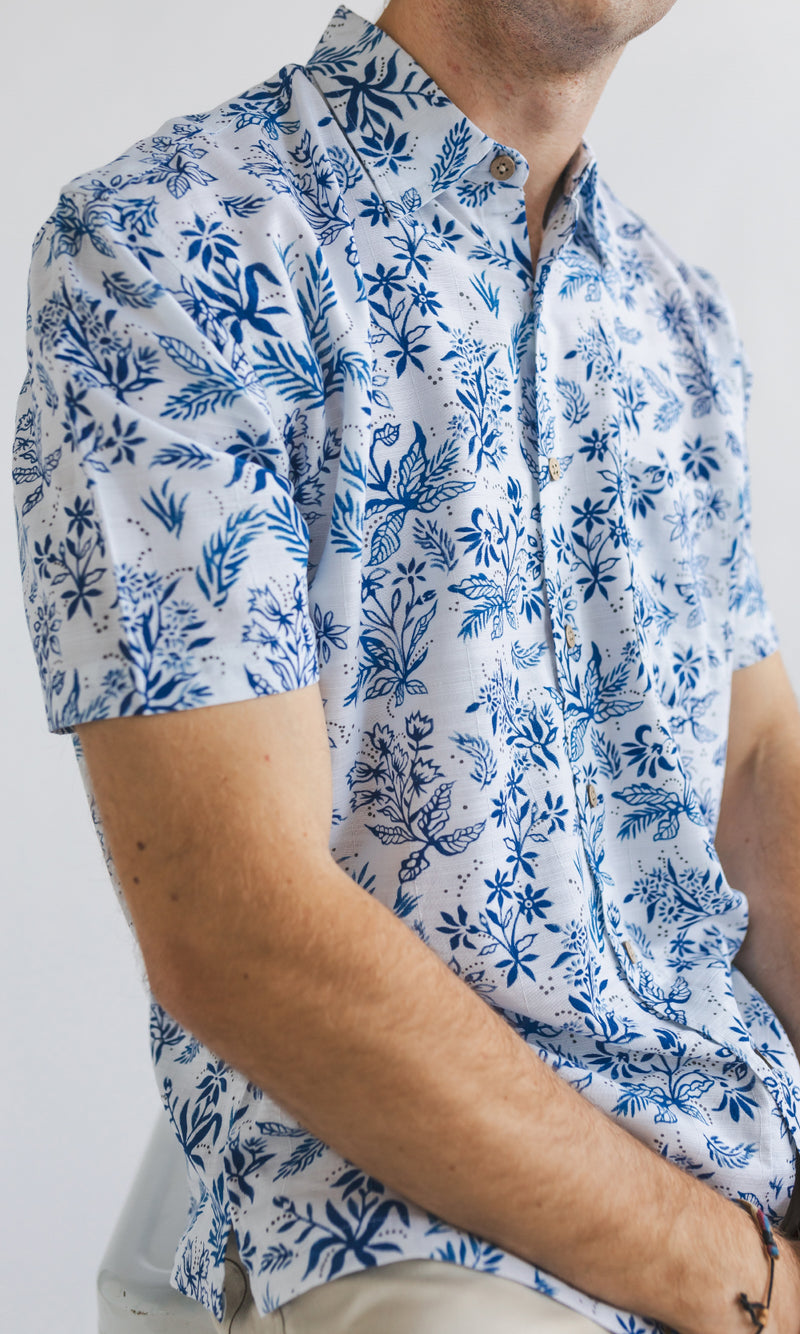 Bamboo Men's Shirt Botanica