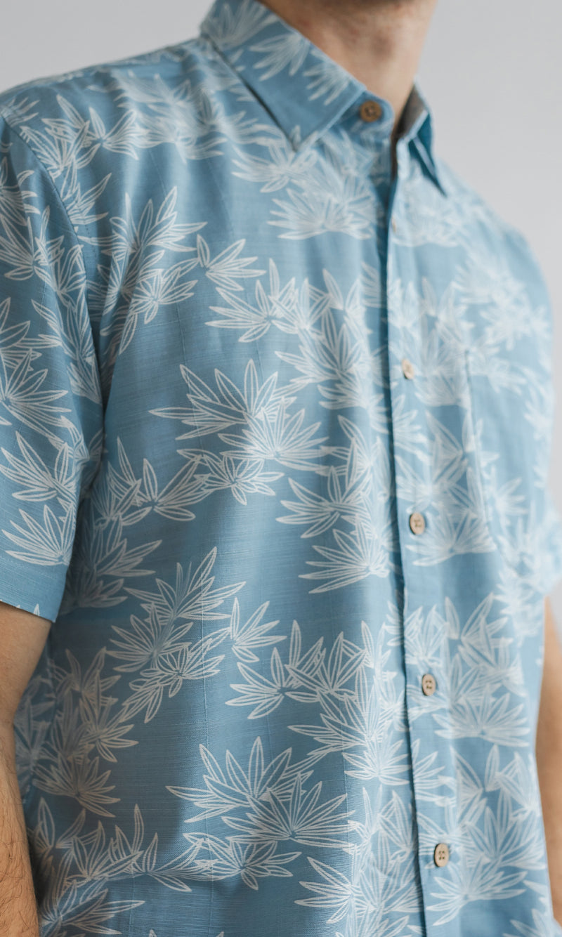 Bamboo Men's Shirt Bamboo Leaf