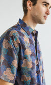 Aboriginal Art Bamboo Men's Shirt Warna Jukurrpa