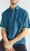 Bamboo Men's Shirt Ocean