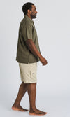 Bamboo Men's Shirt Khaki Jungle