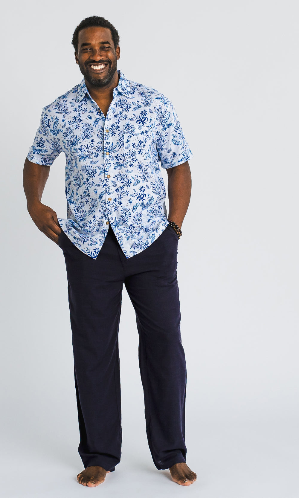 Bamboo Men's Shirt Botanica