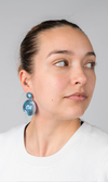 Aboriginal Art Circle Earrings Koorrookee "Grandmother"