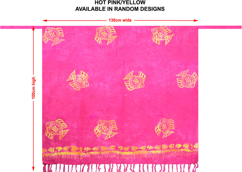 Rayon Sarong Long Bikini Ties Batik, More Colours