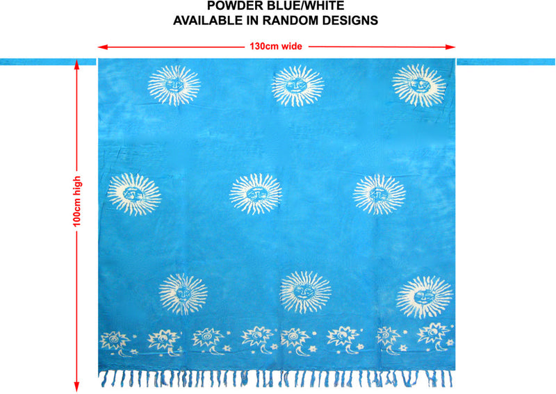 Rayon Sarong Long Bikini Ties Batik, More Colours