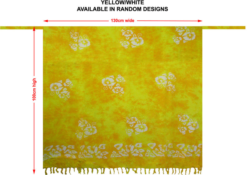 Rayon Sarong Long Bikini Ties Batik, More Colours