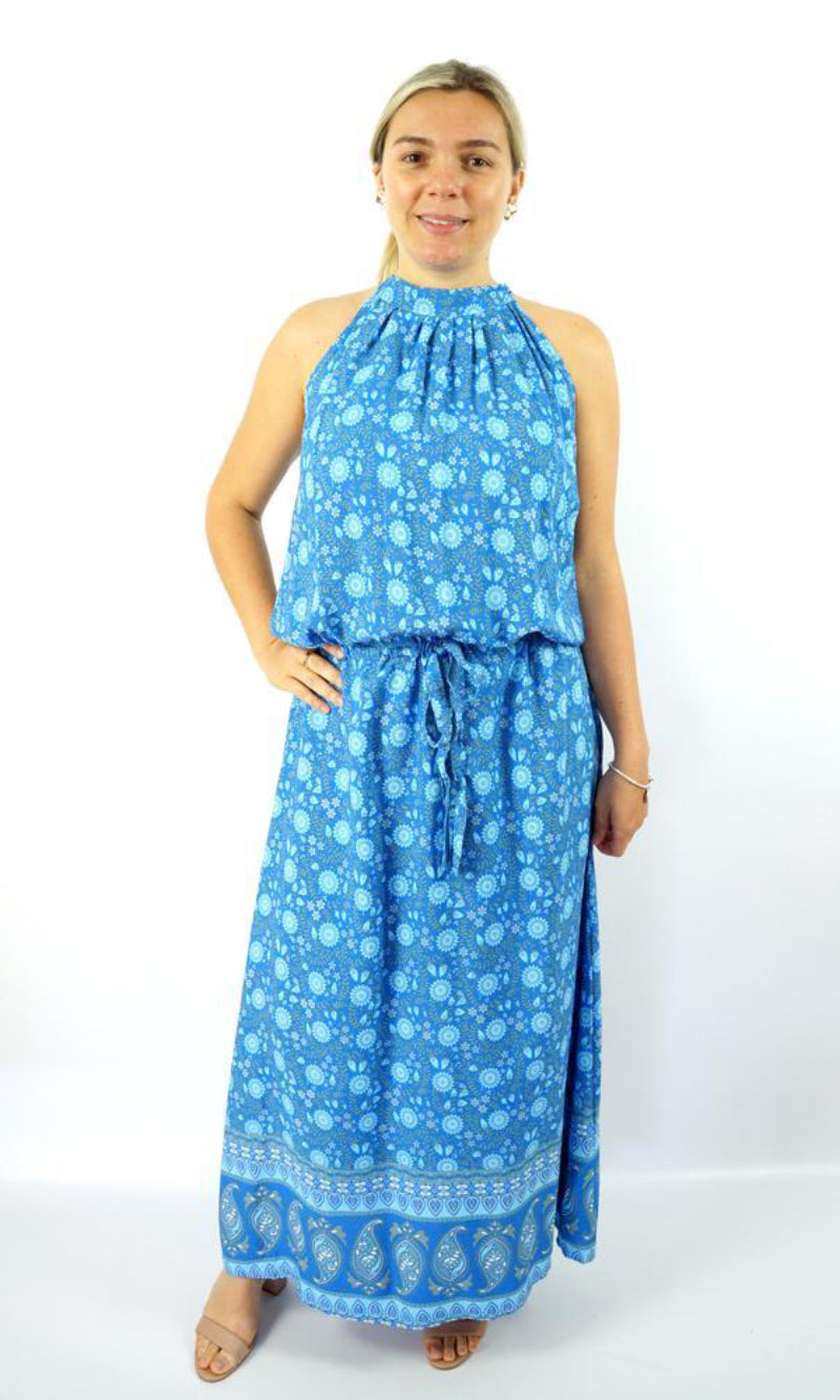 Rayon Dress Chloe Long Daisy Flower, More Colours
