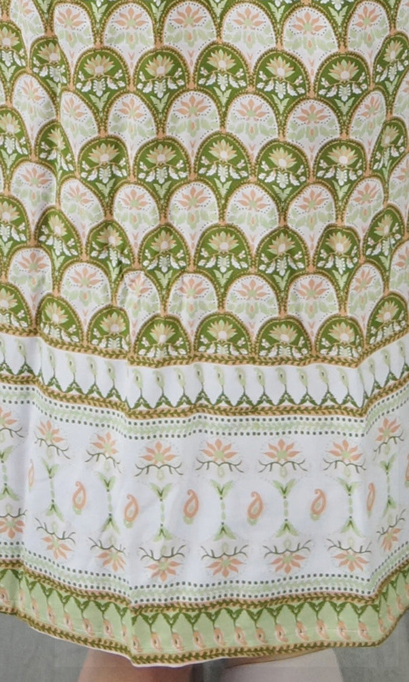 Rayon Dress Chloe Long Scallop, More Colours