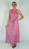 Rayon Dress Chloe Long Tulips, More Colours
