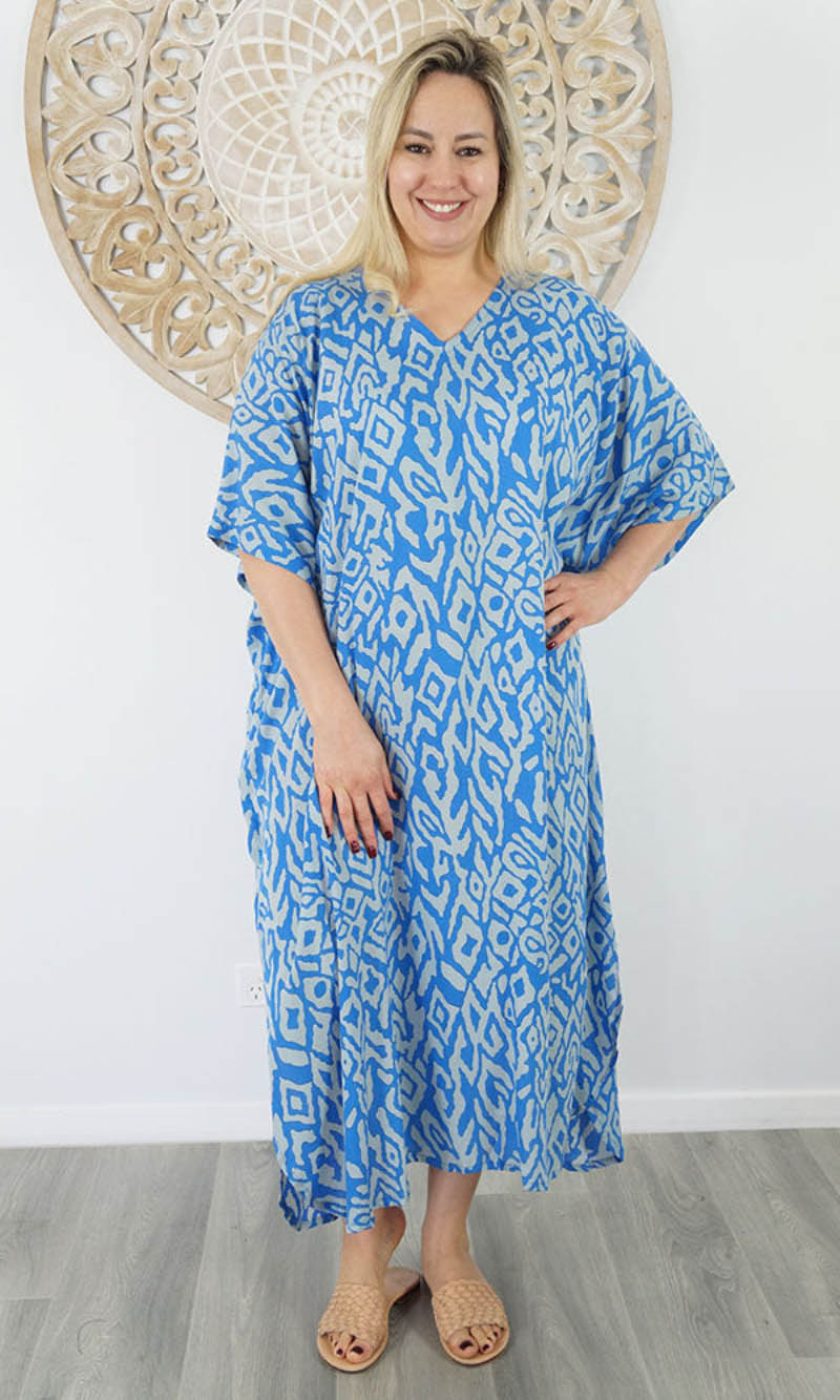 Rayon Kaftan Long Asmat, More Colours