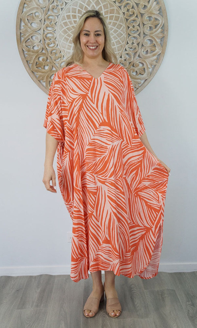 Rayon Kaftan Long Honiara, More Colours