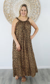 Rayon Dress Magnum Long Baby Cheetah, More Colours