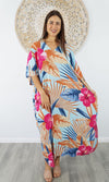 Rayon Premium Kaftan Long Bloom, More Colours