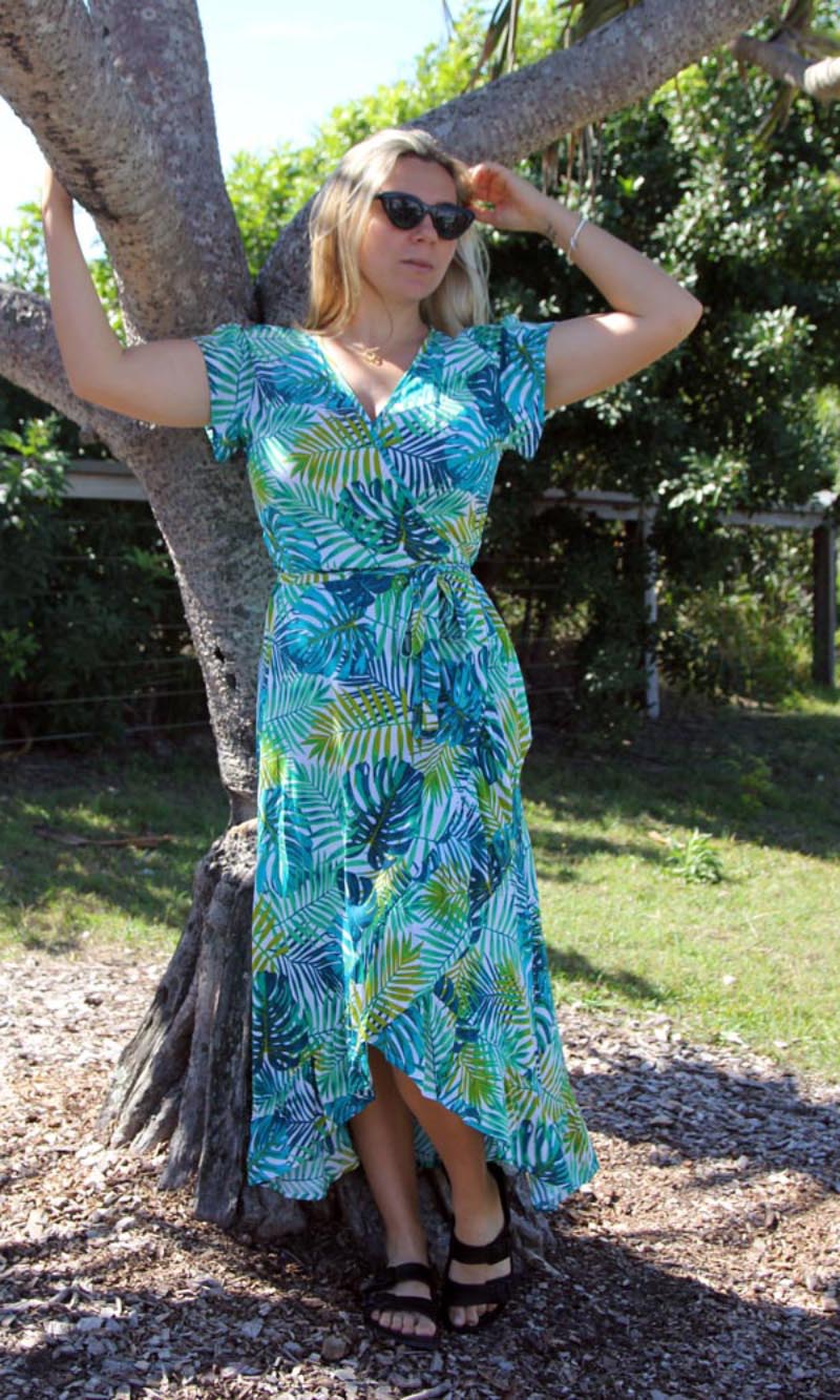 Rayon Dress Long Wrap Congo, More Colours