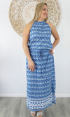 Rayon Dress Chloe Long Scallop, More Colours