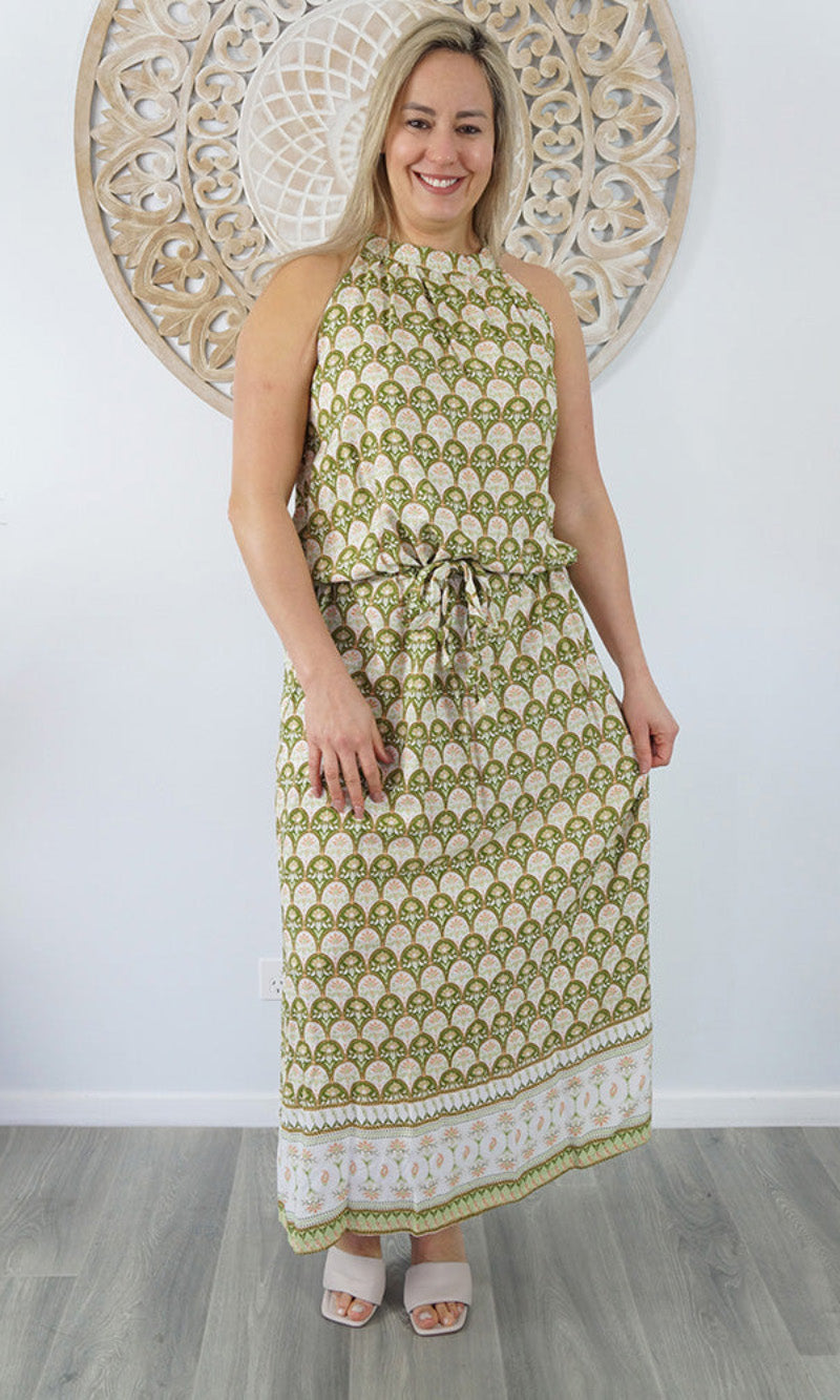 Rayon Dress Chloe Long Scallop, More Colours