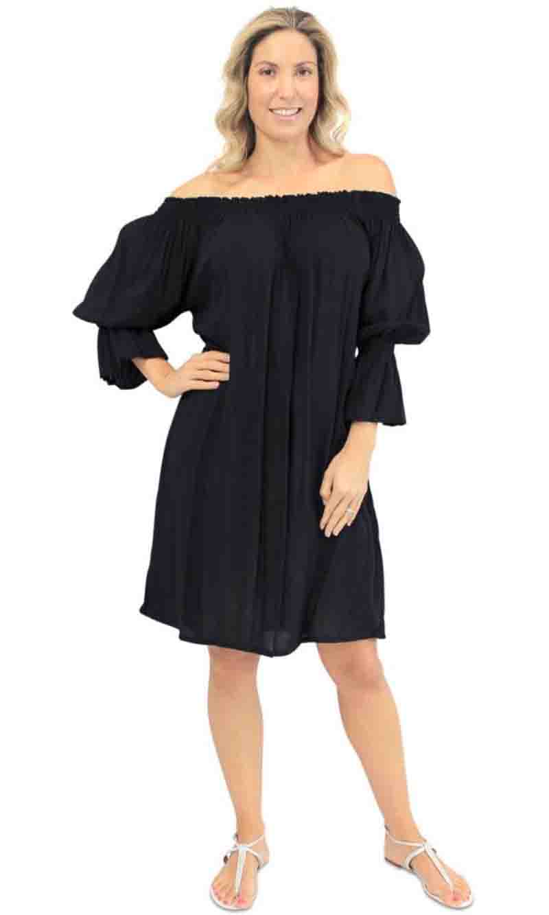 Rayon Dress Luna Plain, More Colours