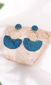 Aboriginal Art Earrings, Two Prints