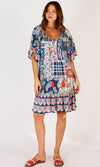 Rayon Shirred Dress Birdie