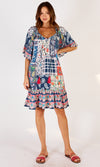 Rayon Shirred Dress Birdie