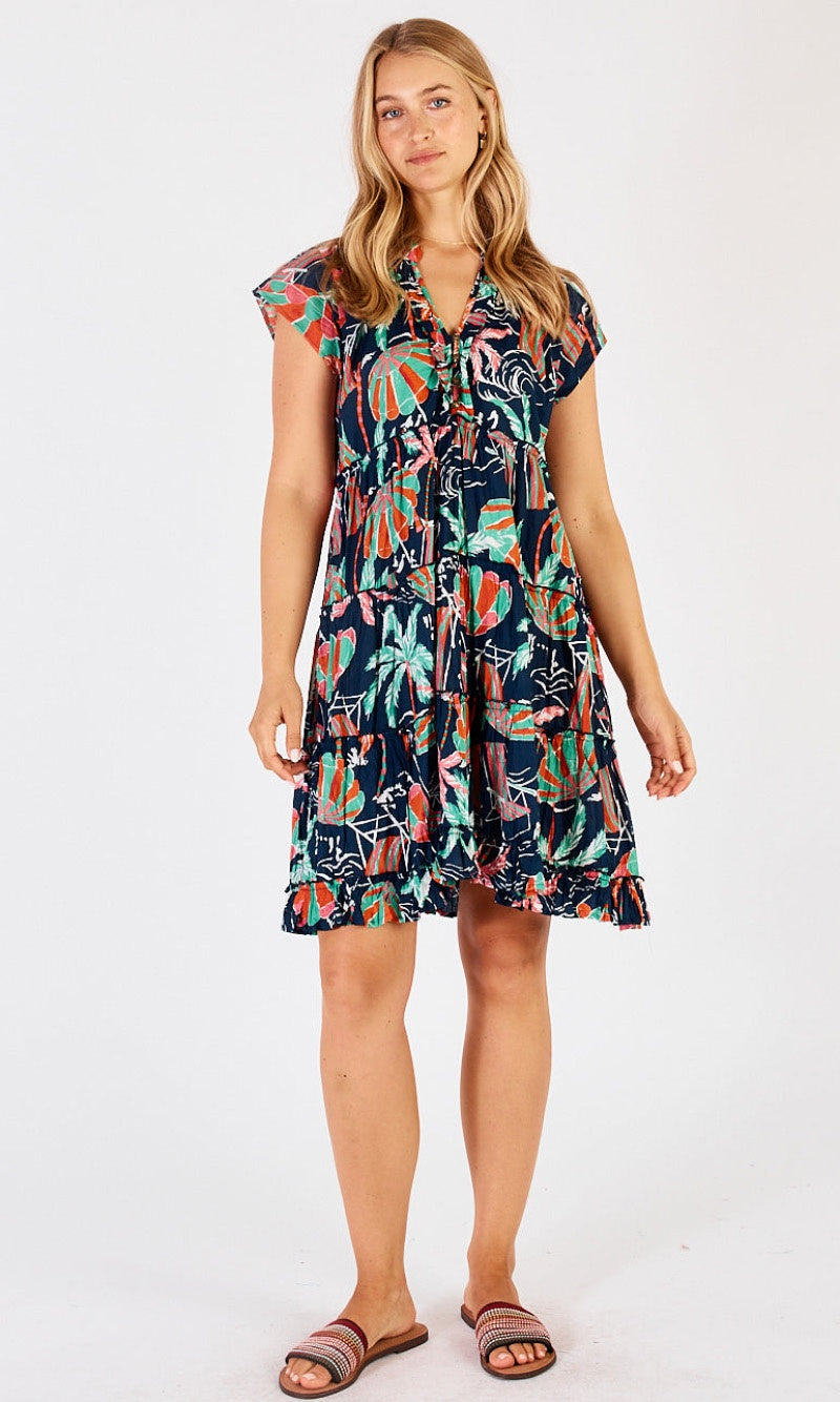 CottonTiered Dress Harlow, More Colours