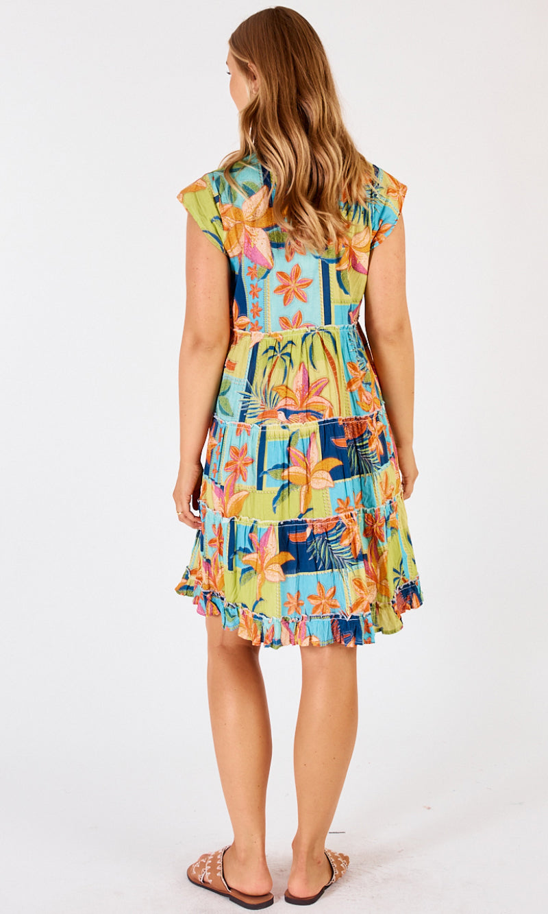 Cotton Tiered Dress Jemma, More Colours