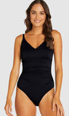 Rococco D-E Underwire One Piece Swimsuit Black