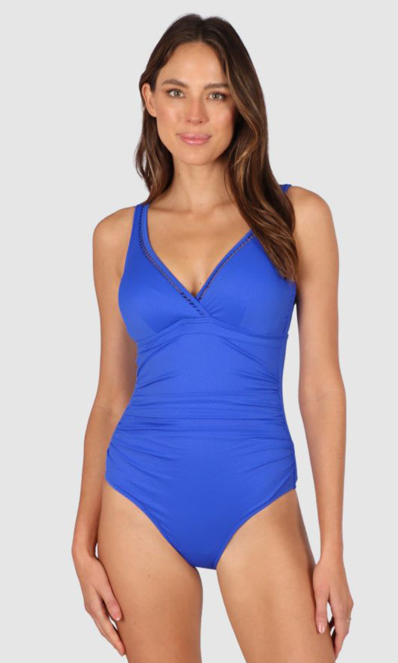 Rococco Plain E-F Cup One Piece Swimsuit