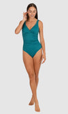 Rococco Plain E-F Cup One Piece Swimsuit