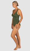 Rococco Plain E-F Cup One Piece Swimsuit