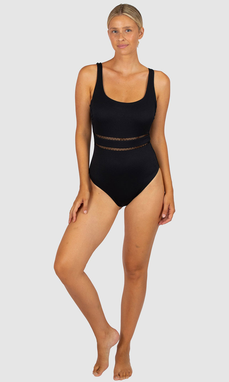 Rococco D-E Square Neck Underwire One Piece