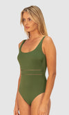 Rococco D-E Square Neck Underwire One Piece