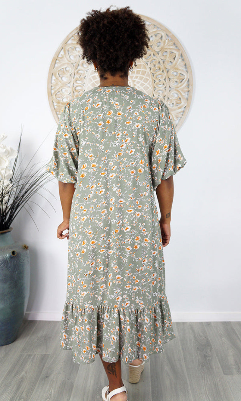 Rayon Dress Maddie Springflowers, More Colours