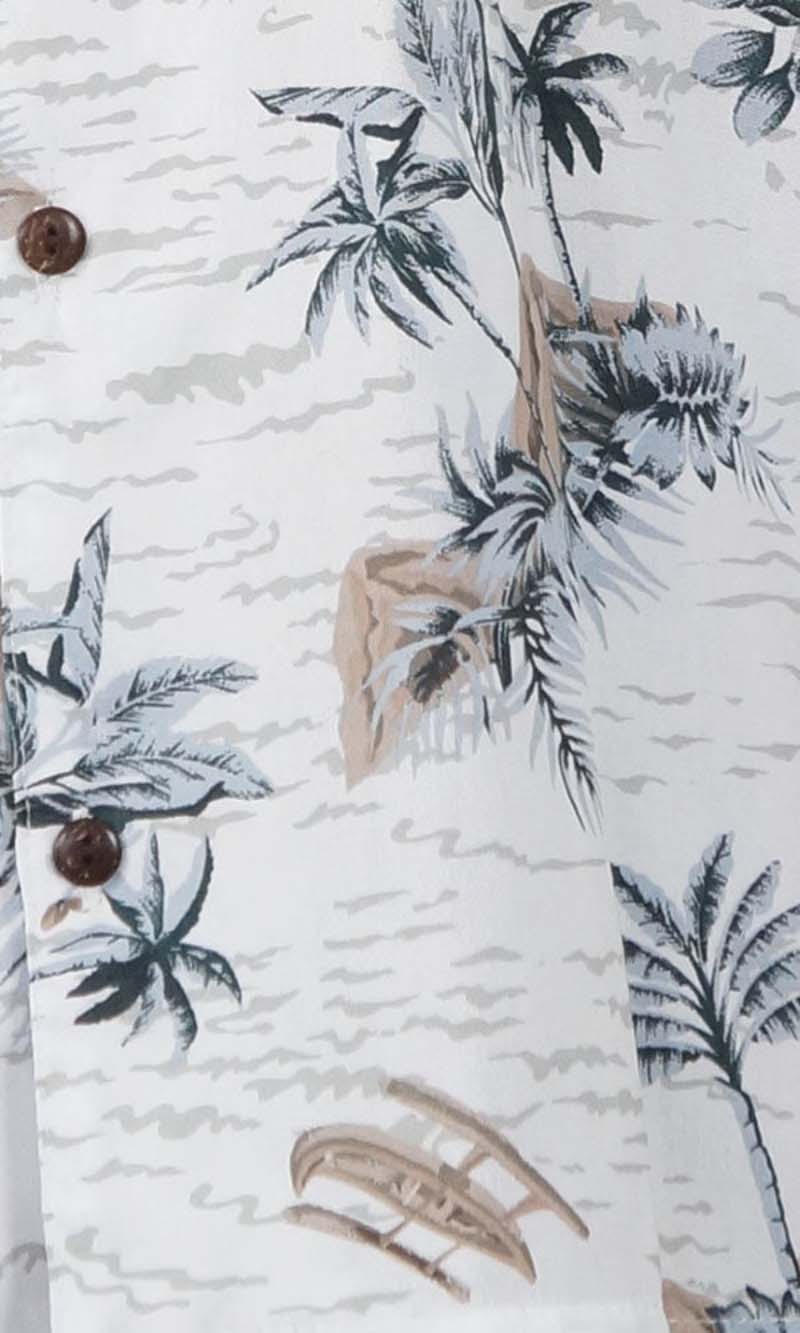 Rayon Hawaiian Shirt Outrigger