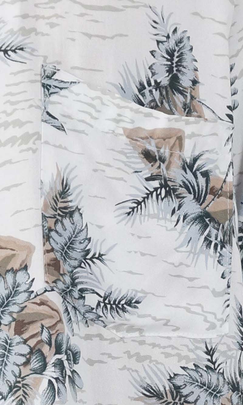 Rayon Hawaiian Shirt Outrigger