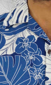 Rayon Hawaiian Shirt Solomans Blue