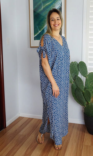 Rayon Kaftan Long Mykonos Links, More Colours