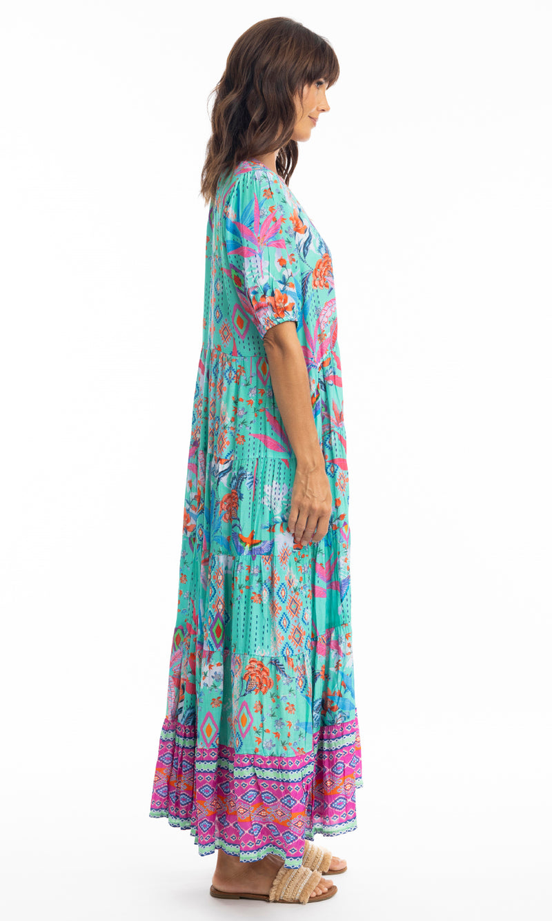 Rayon Dress Maxi Marina