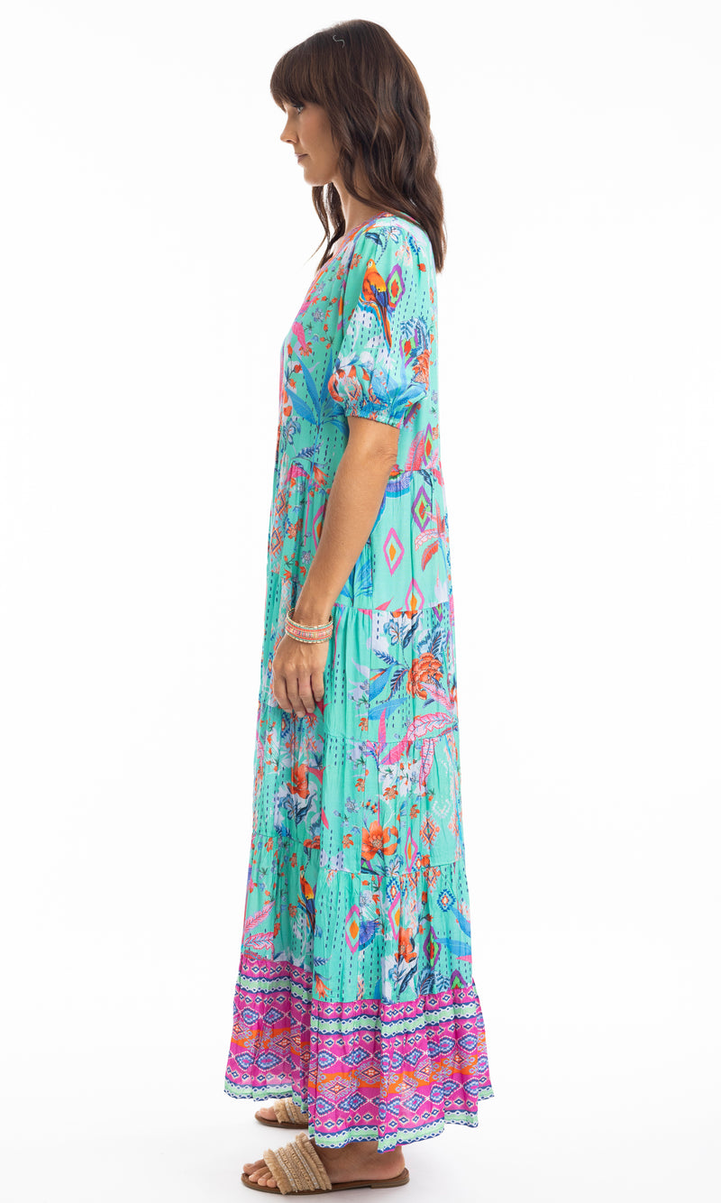 Rayon Dress Maxi Marina