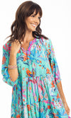 Rayon Dress Layers 3/4 Sleeve Marina