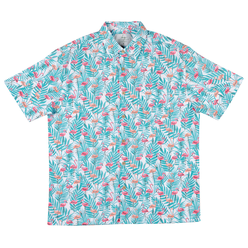 Bamboo Men's Shirt Flamingo